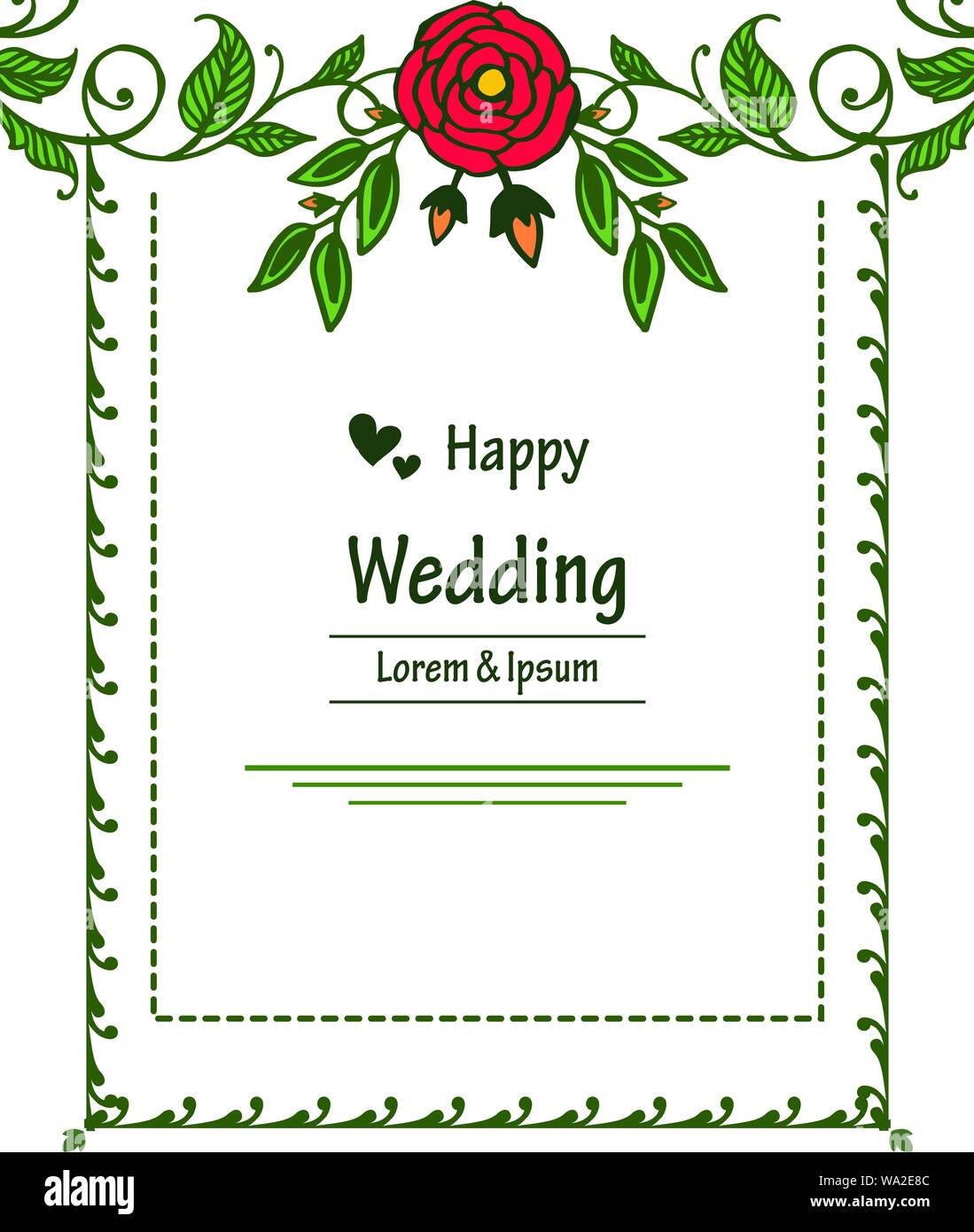 Detail Desain Happy Wedding Nomer 17
