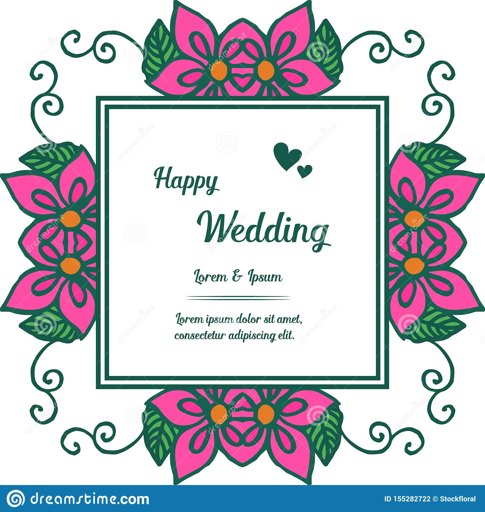 Detail Desain Happy Wedding Nomer 18