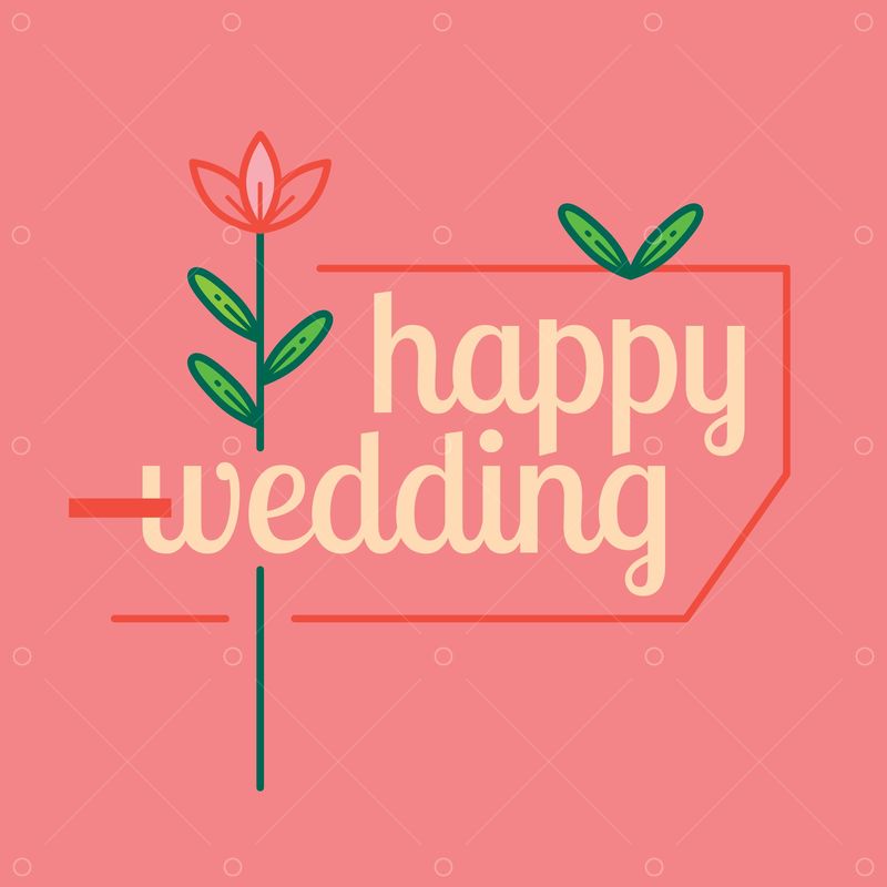 Detail Desain Happy Wedding Nomer 58