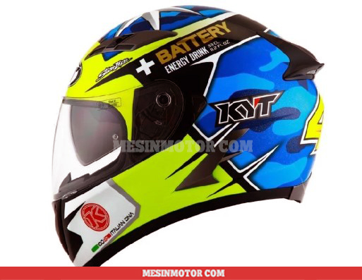 Detail Desain Helm Full Face Nomer 16