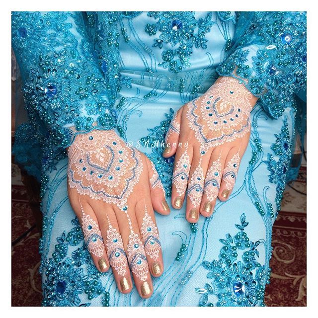 Detail Desain Henna Putih Pengantin Nomer 55