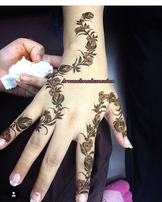 Detail Desain Henna Simpel Nomer 57