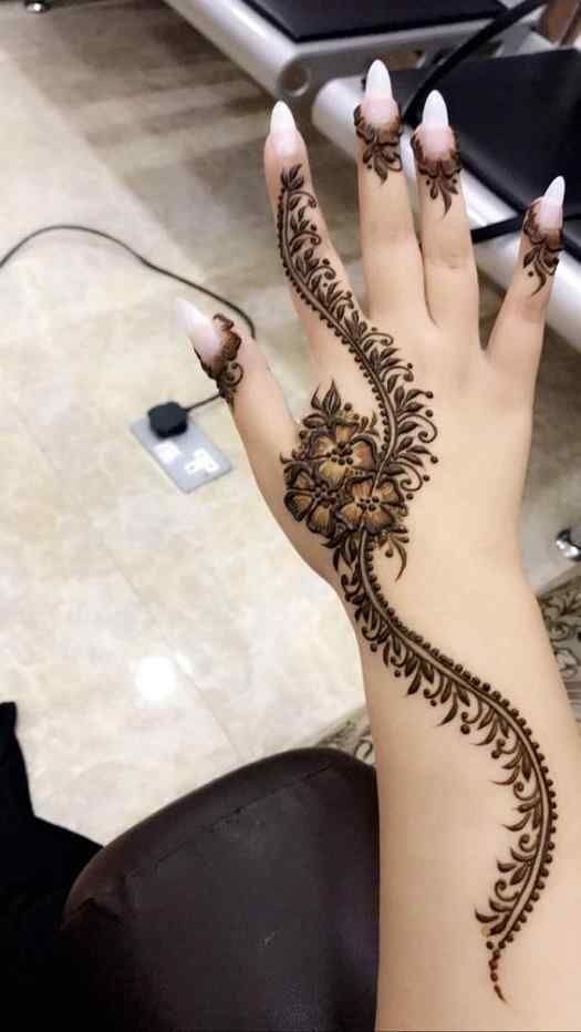 Detail Desain Henna Simple Nomer 17