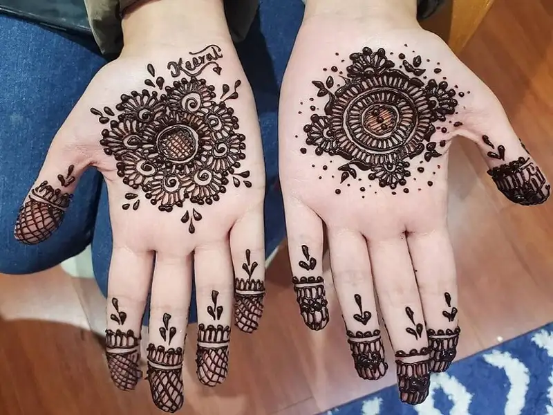 Detail Desain Henna Simple Nomer 44