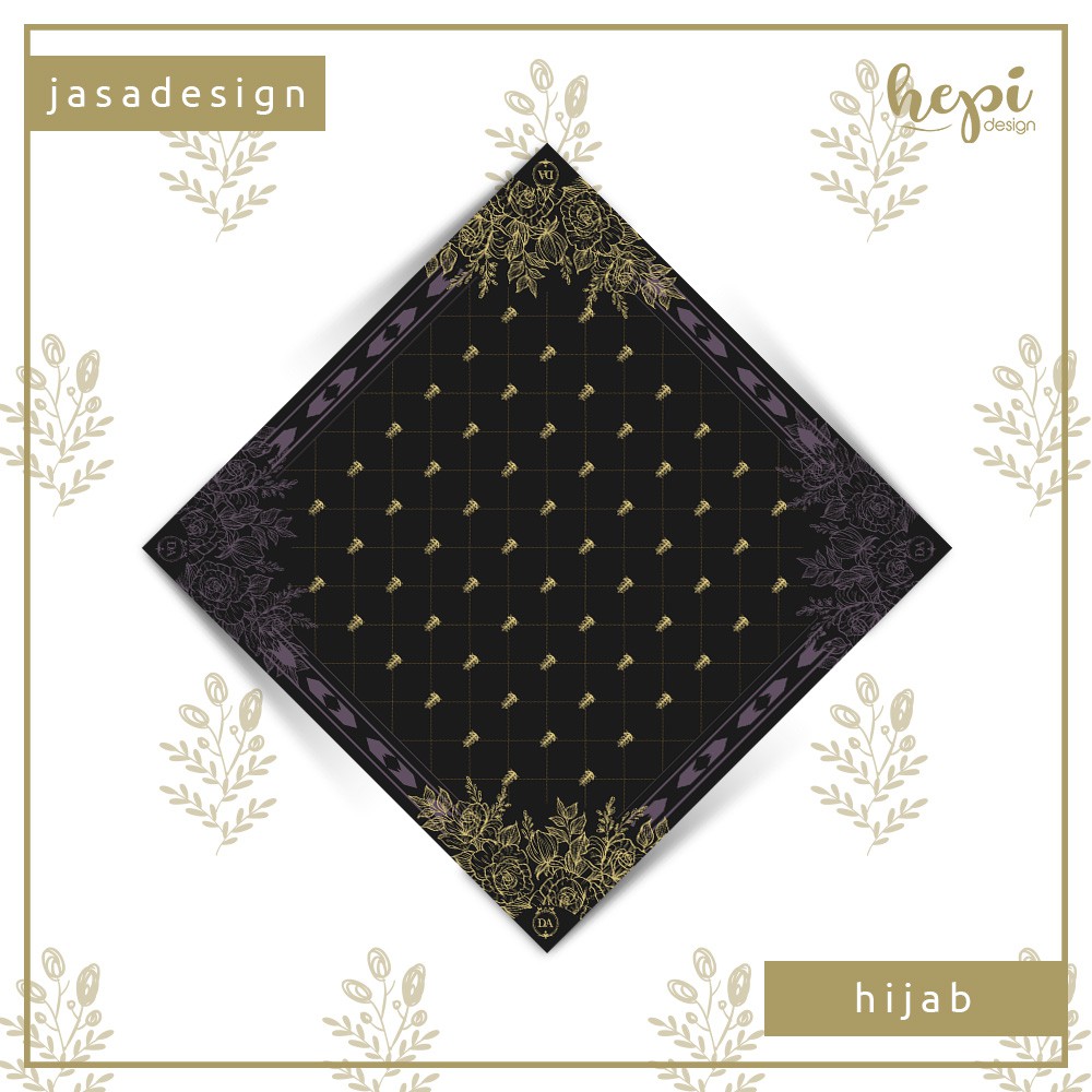 Detail Desain Hijab Printing Nomer 6