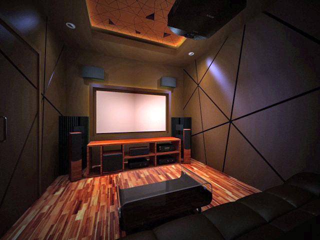 Detail Desain Home Theater Nomer 4