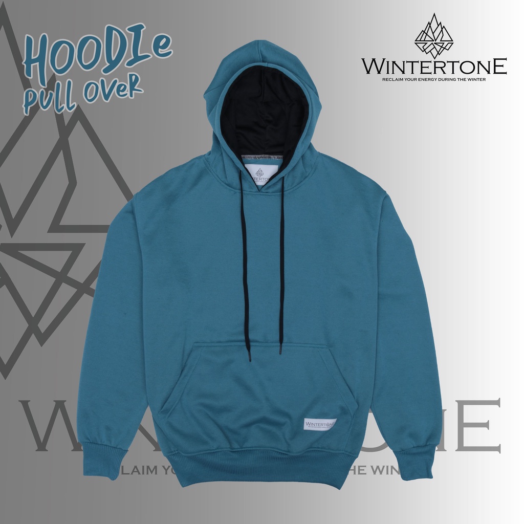 Detail Desain Hoodie Polos Biru Dongker Nomer 52