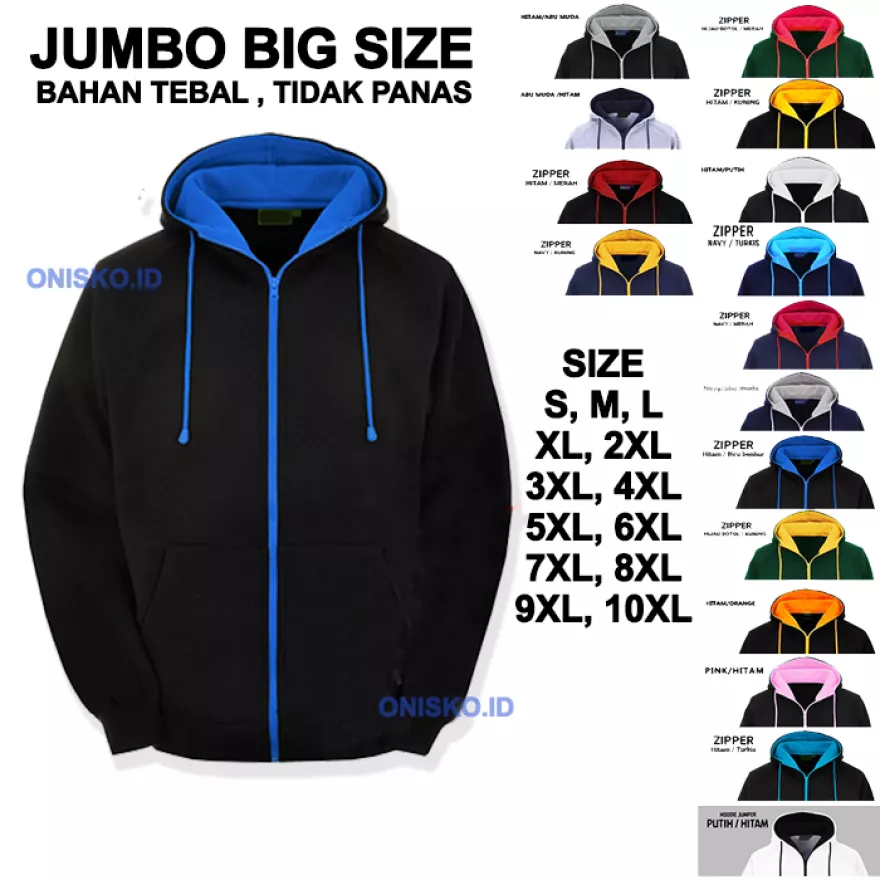 Detail Desain Hoodie Polos Biru Dongker Nomer 56