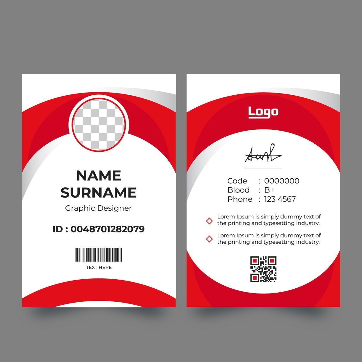 Detail Desain Id Card Free Nomer 35