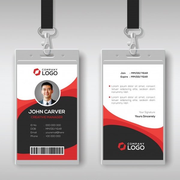 Detail Desain Id Card Karyawan Nomer 10