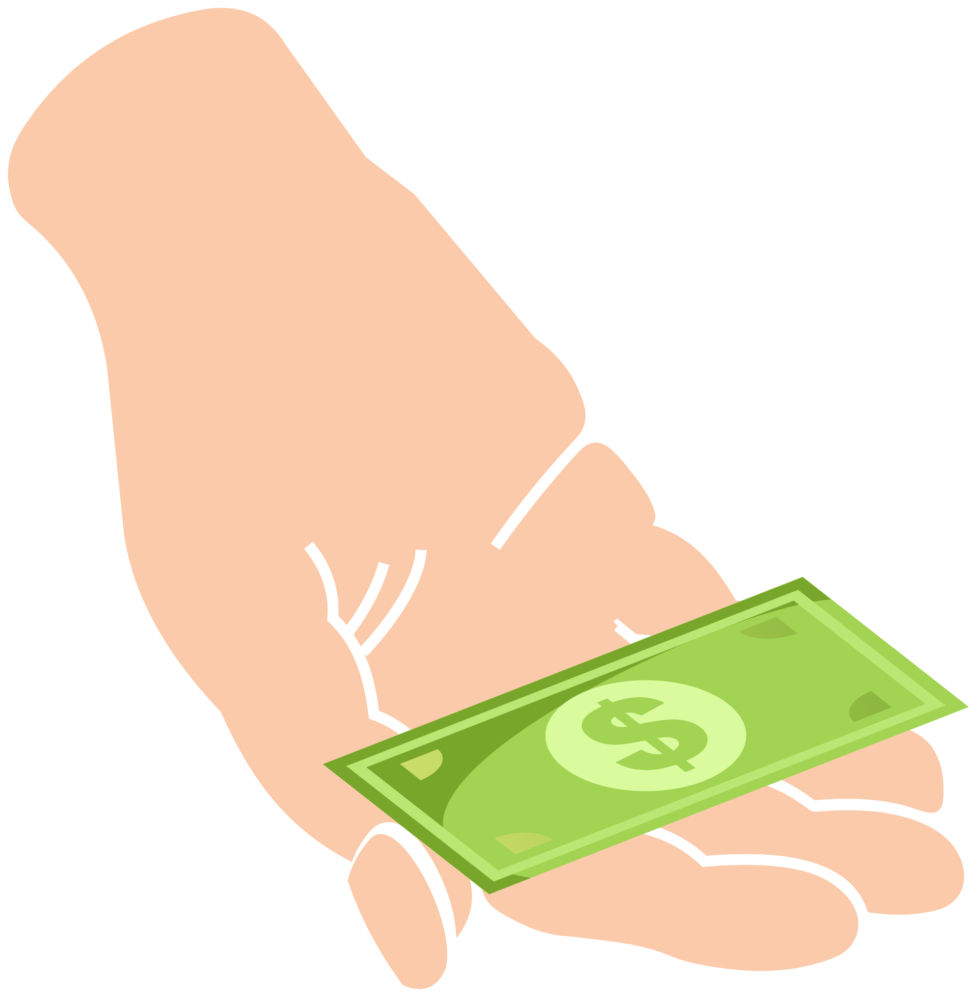Detail Hand Mit Geld Nomer 4