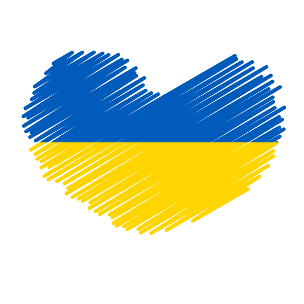 Detail Ukrainian Flag Heart Nomer 8