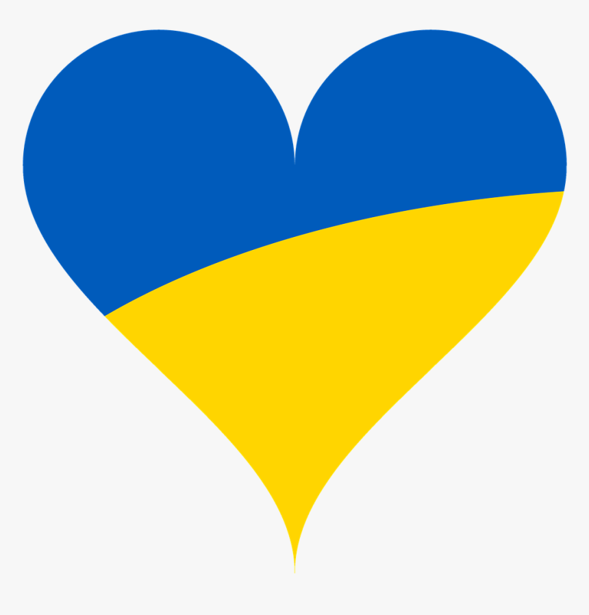 Detail Ukrainian Flag Heart Nomer 2