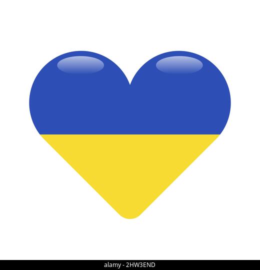 Detail Ukrainian Flag Heart Nomer 17