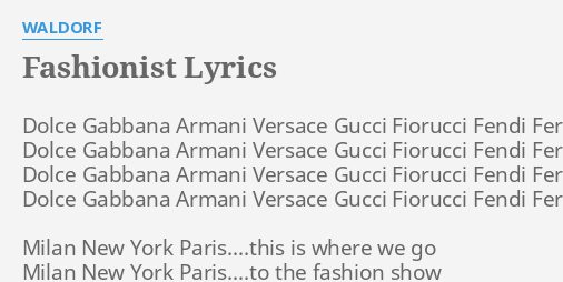 Detail Gucci And Gabbana Lyrics Nomer 13