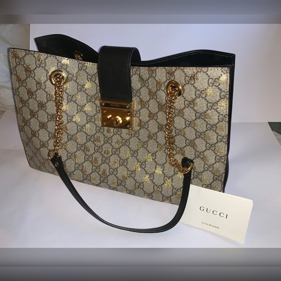 Detail Gucci Bee Padlock Bag Nomer 53