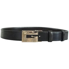 Detail Gucci Black Shoelace Belt Nomer 37