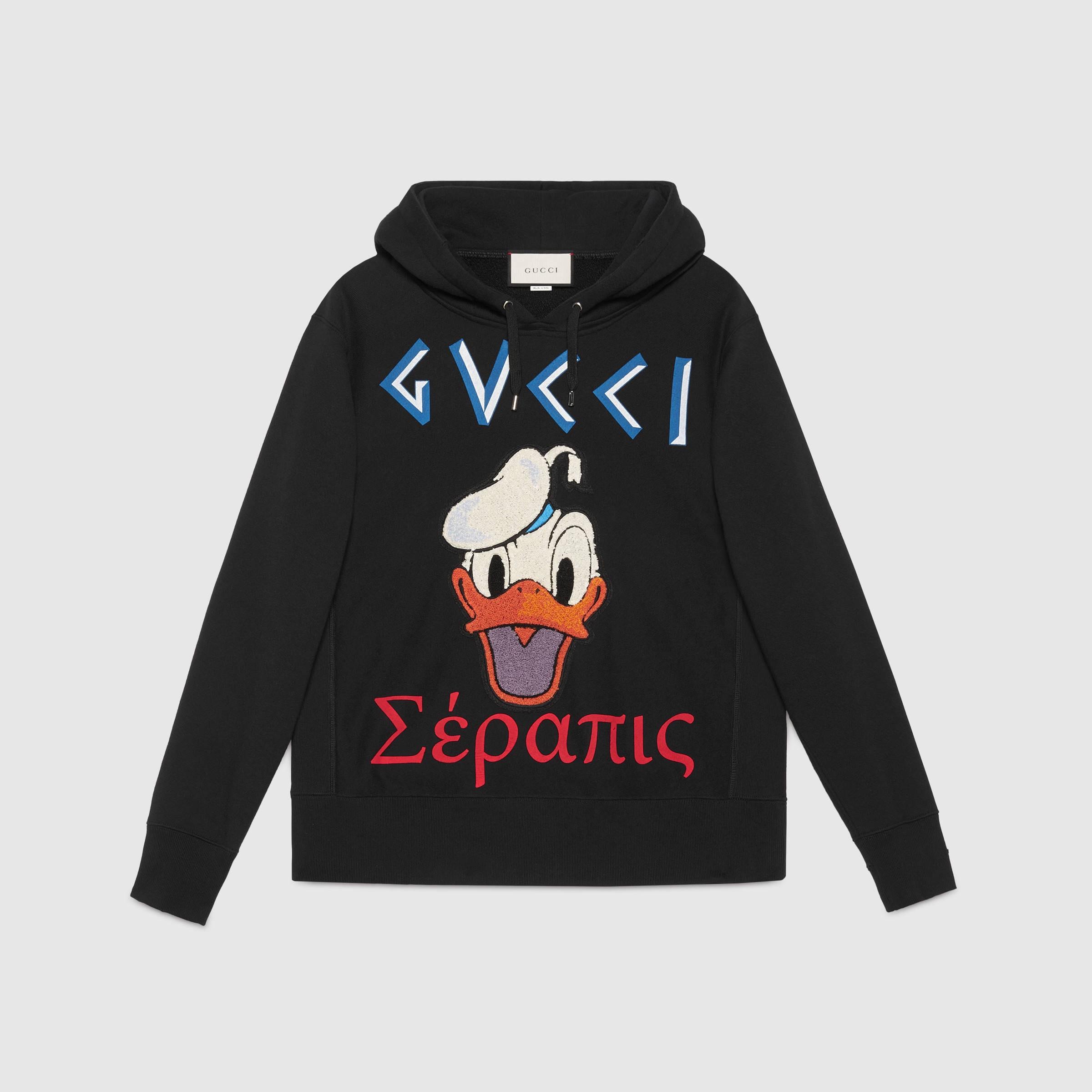 Detail Gucci Donald Duck Hoodie Nomer 10