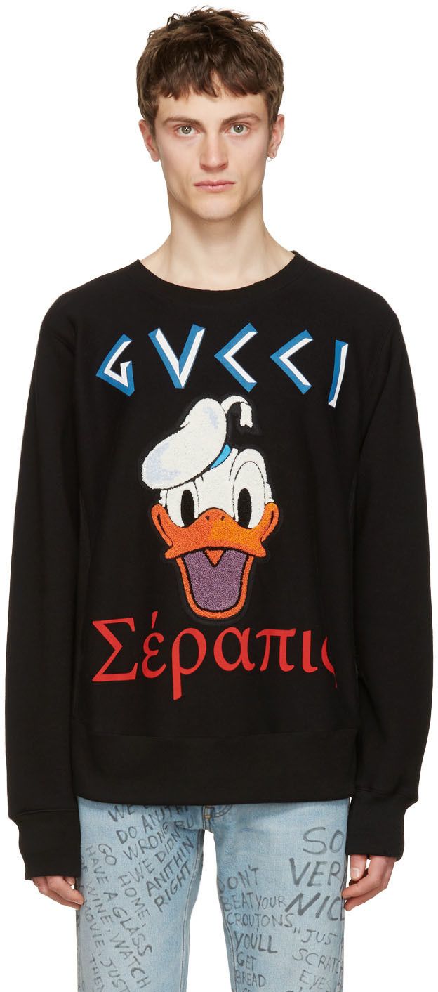 Detail Gucci Donald Duck Sweater Nomer 29