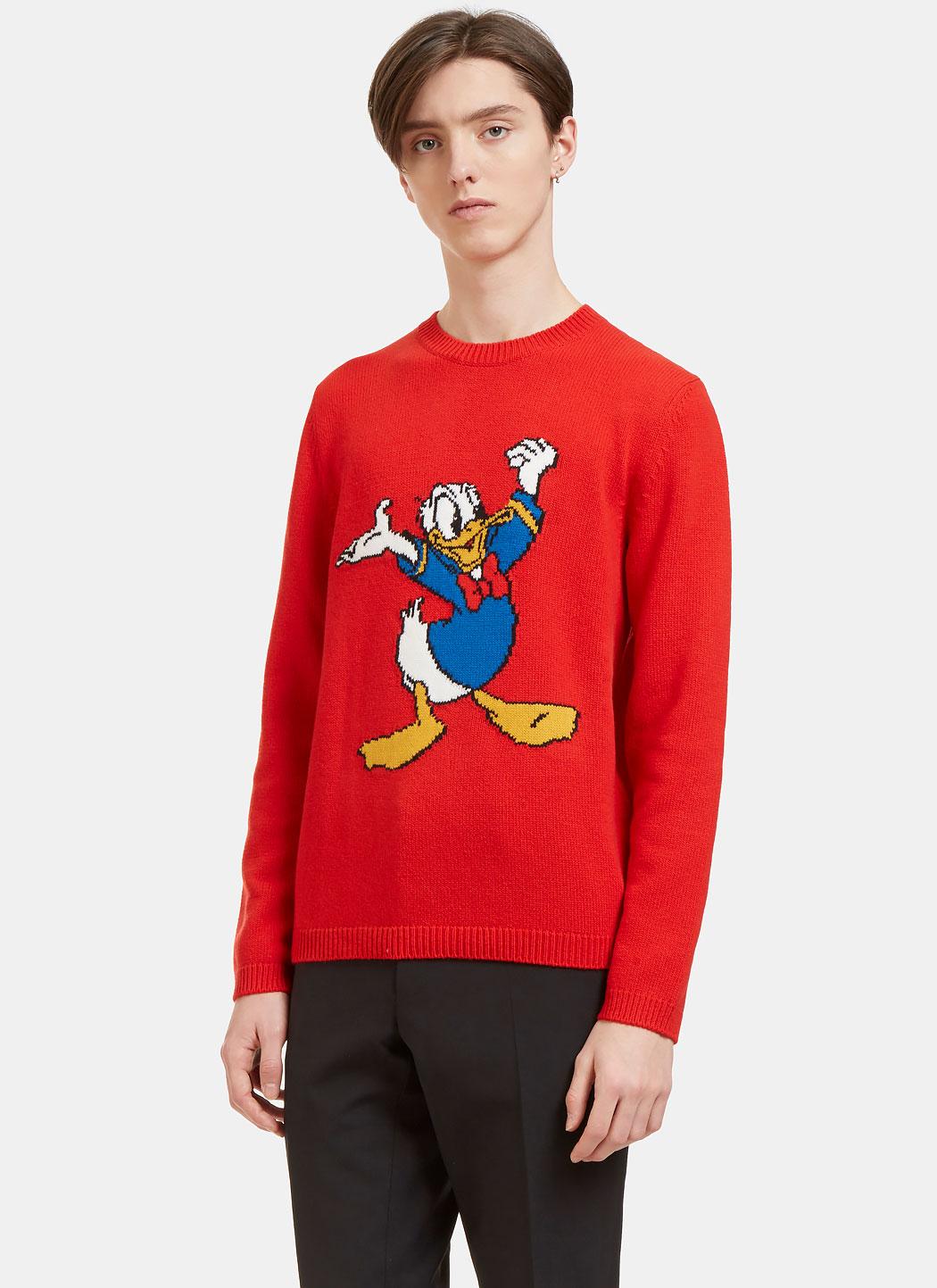 Detail Gucci Donald Duck Sweater Nomer 42