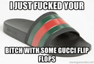 Detail Gucci Flip Flops Memes Nomer 11