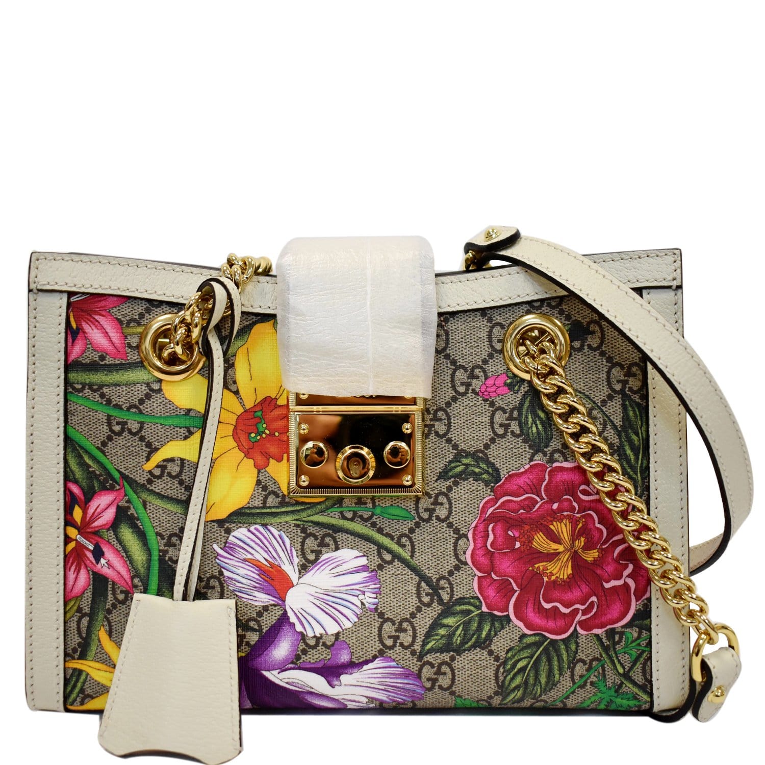 Detail Gucci Floral Padlock Bag Nomer 20