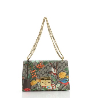 Detail Gucci Floral Padlock Bag Nomer 39
