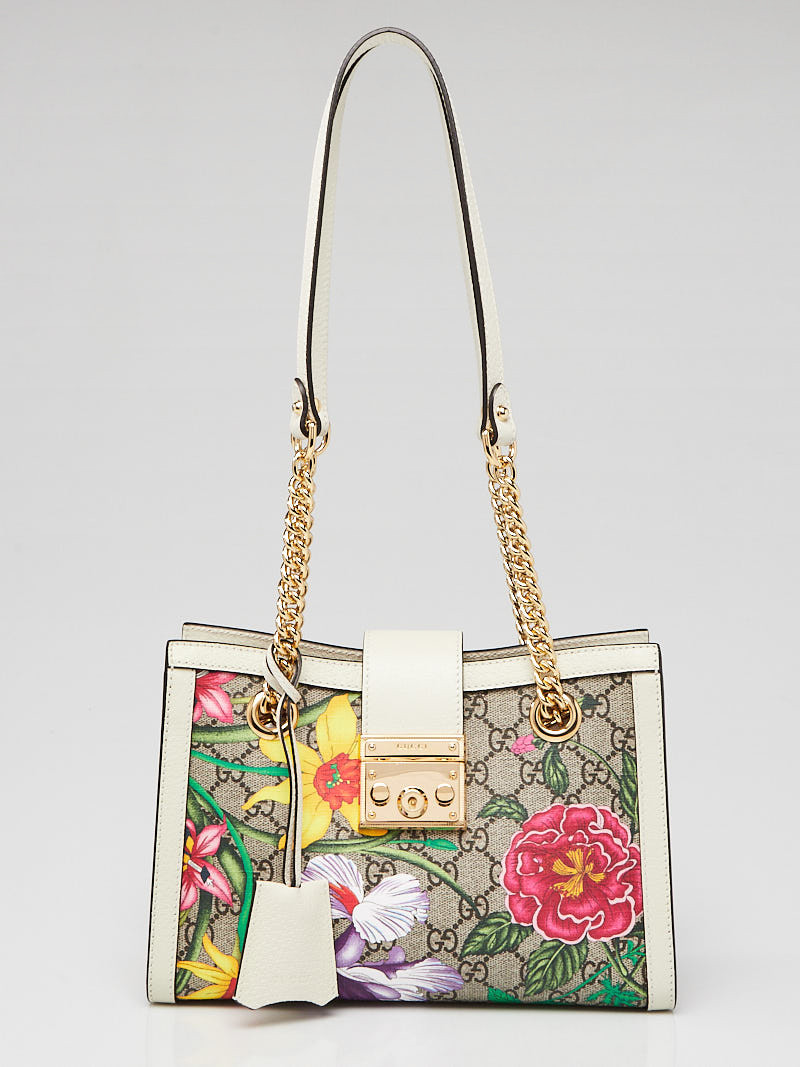 Detail Gucci Floral Padlock Bag Nomer 45