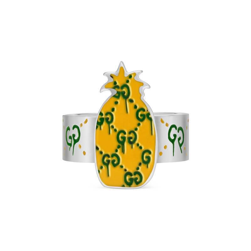 Detail Gucci Ghost Pineapple Ring Nomer 2