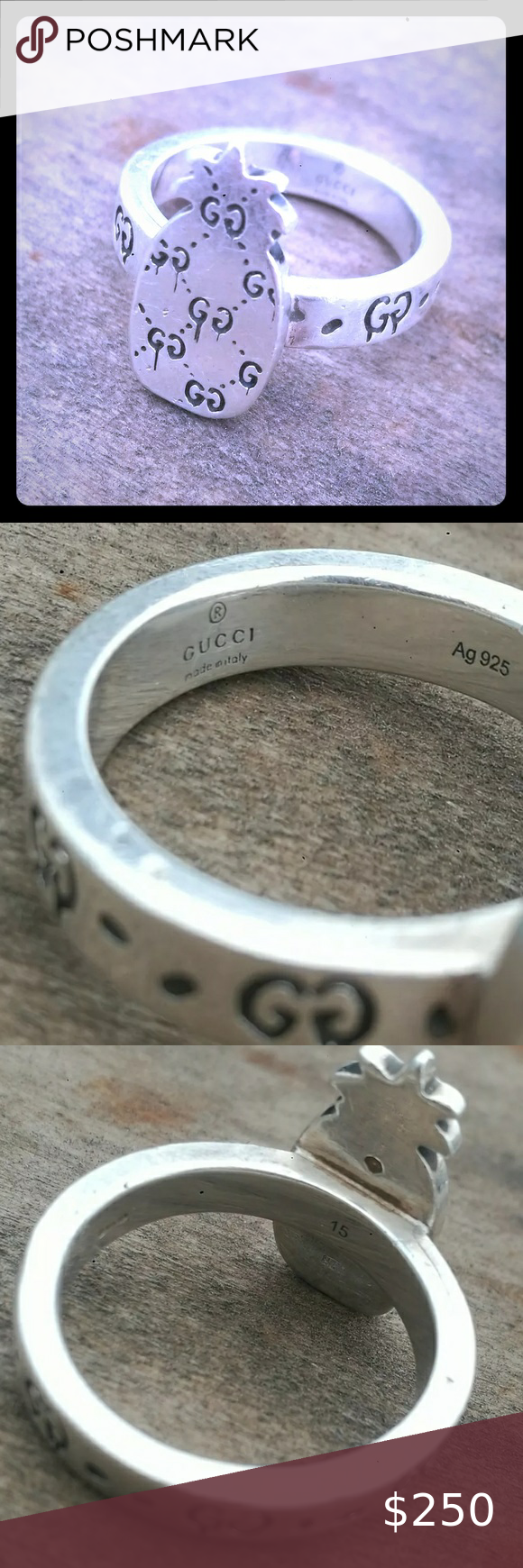 Detail Gucci Ghost Pineapple Ring Nomer 19