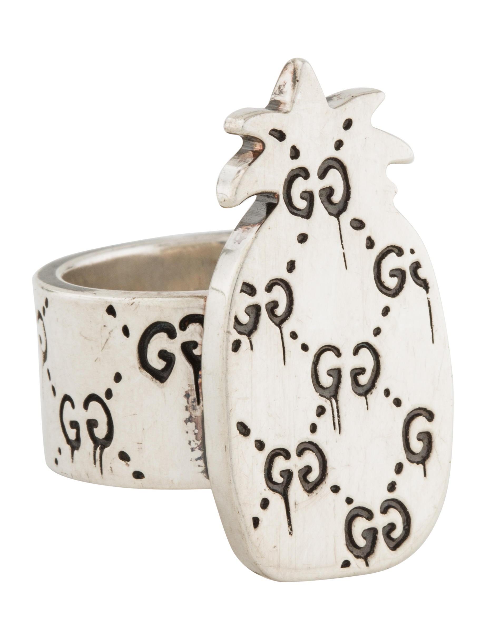 Detail Gucci Ghost Pineapple Ring Nomer 3