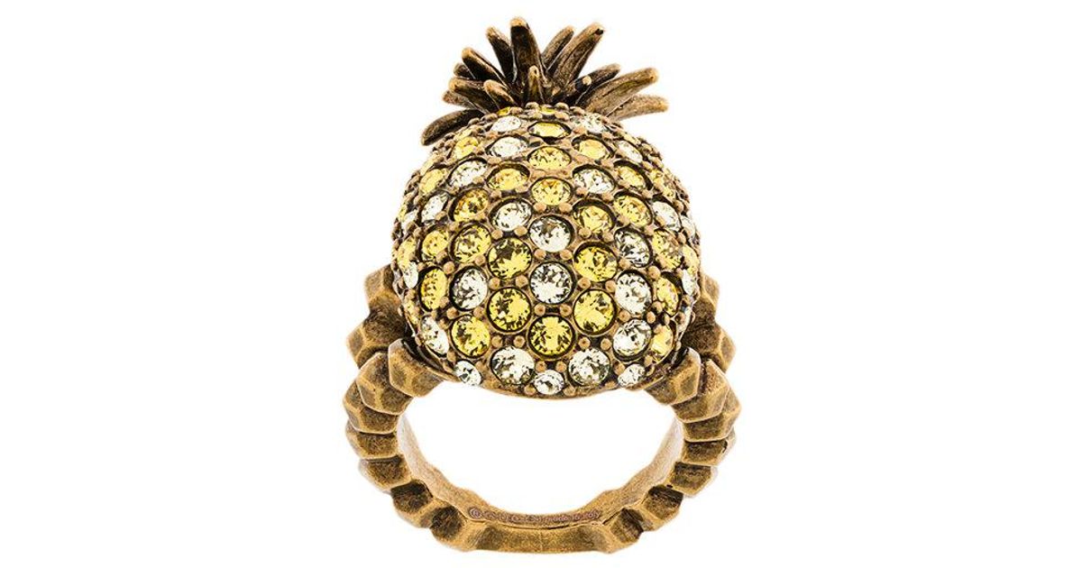 Detail Gucci Ghost Pineapple Ring Nomer 33