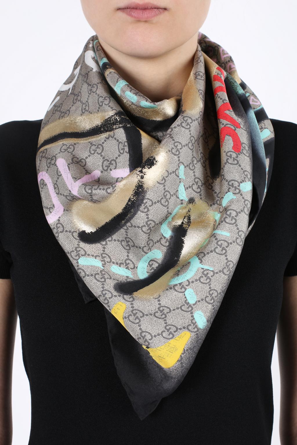 Detail Gucci Ghost Scarf Nomer 50