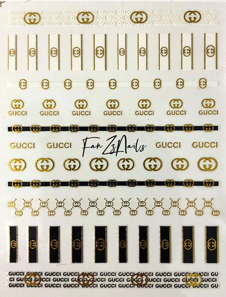 Detail Gucci Nail Stickers Amazon Nomer 15