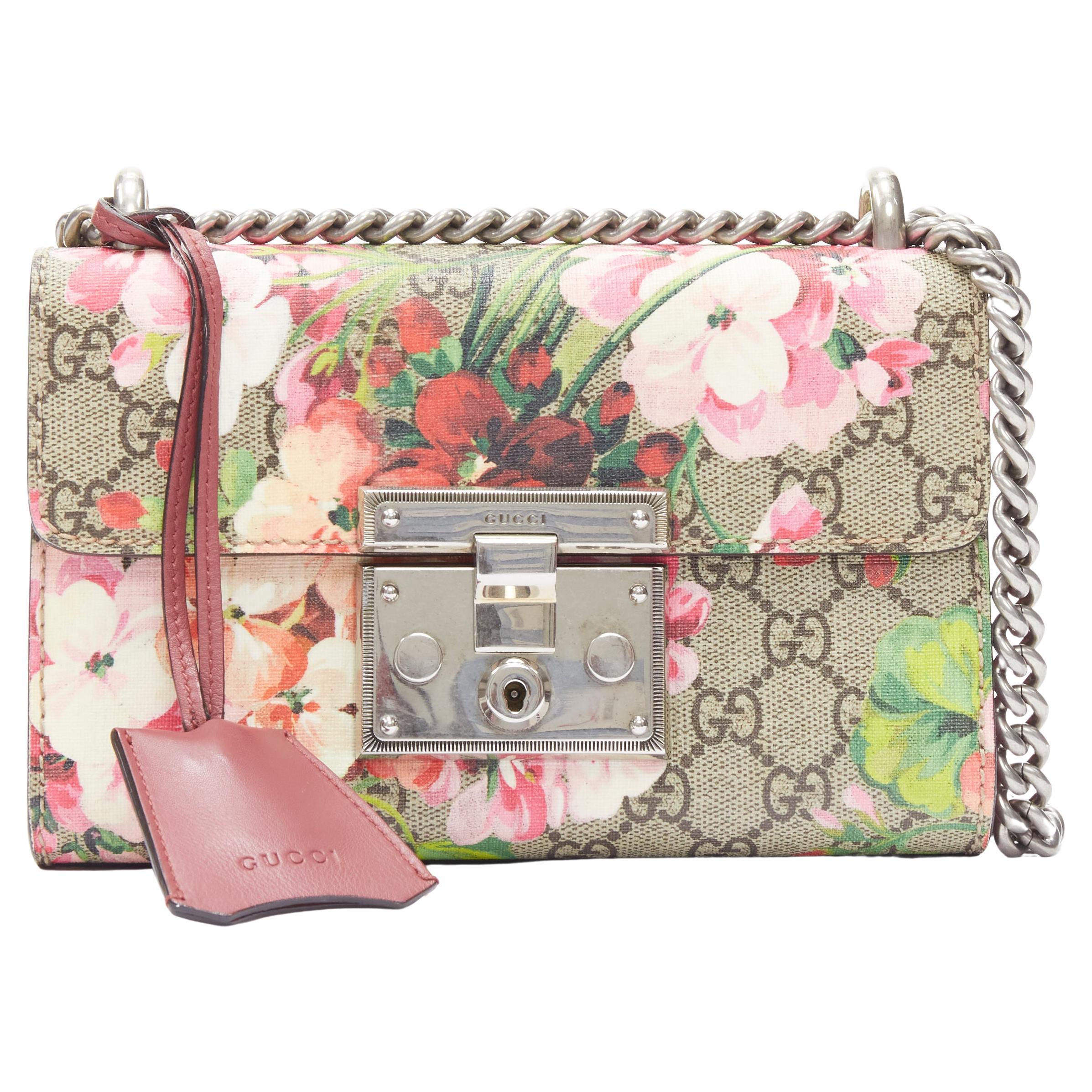 Detail Gucci Padlock Floral Bag Nomer 12