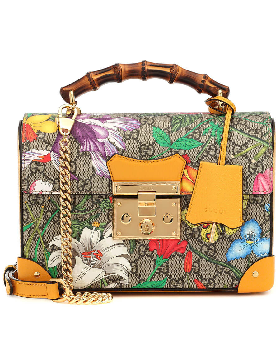 Detail Gucci Padlock Floral Bag Nomer 17