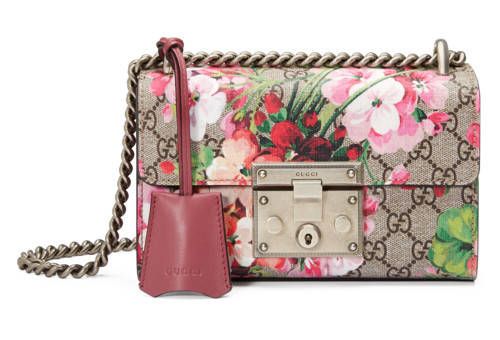 Detail Gucci Padlock Floral Bag Nomer 18