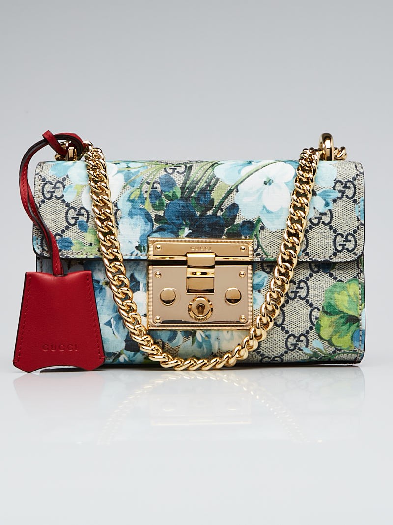 Detail Gucci Padlock Floral Bag Nomer 28