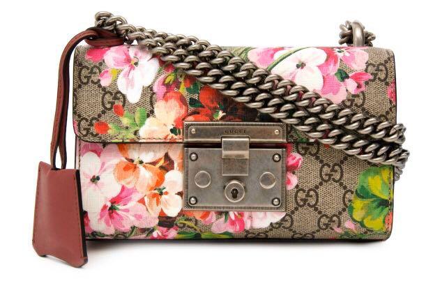 Detail Gucci Padlock Floral Bag Nomer 39