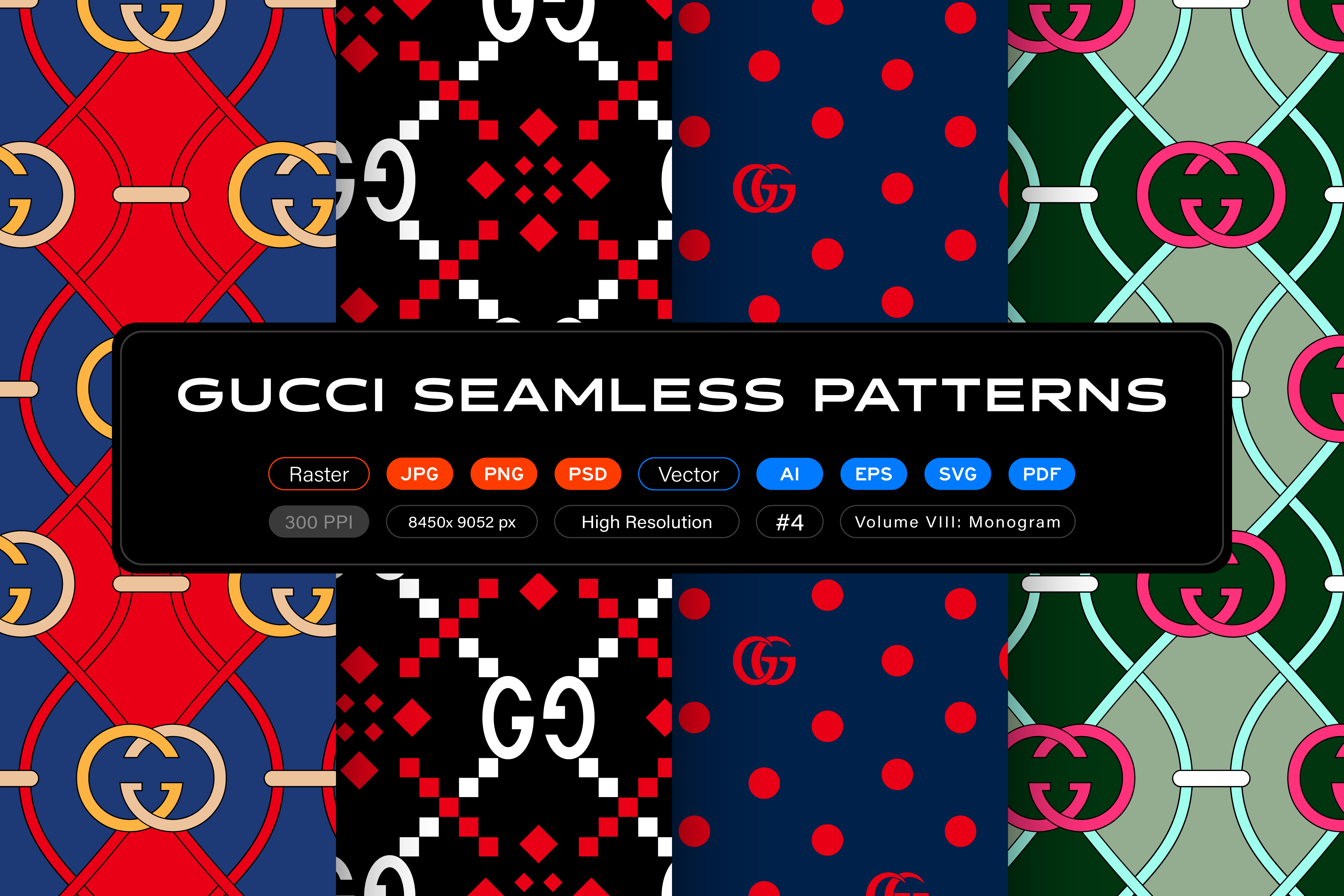 Detail Gucci Pattern Png Nomer 56