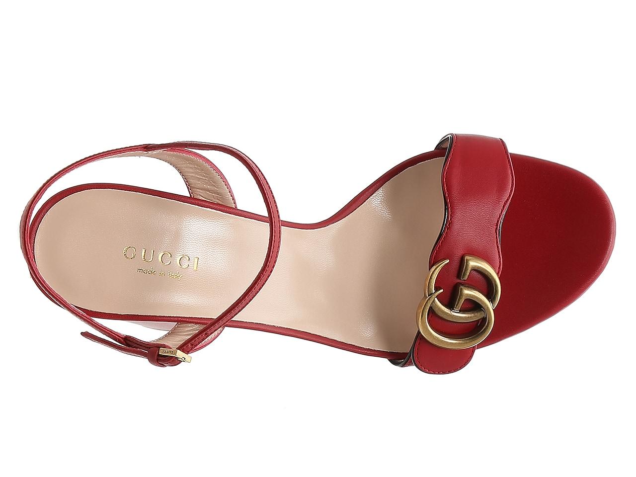 Detail Gucci Red Jelly Sandals Nomer 31