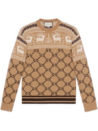 Detail Gucci Reindeer Sweater Nomer 3
