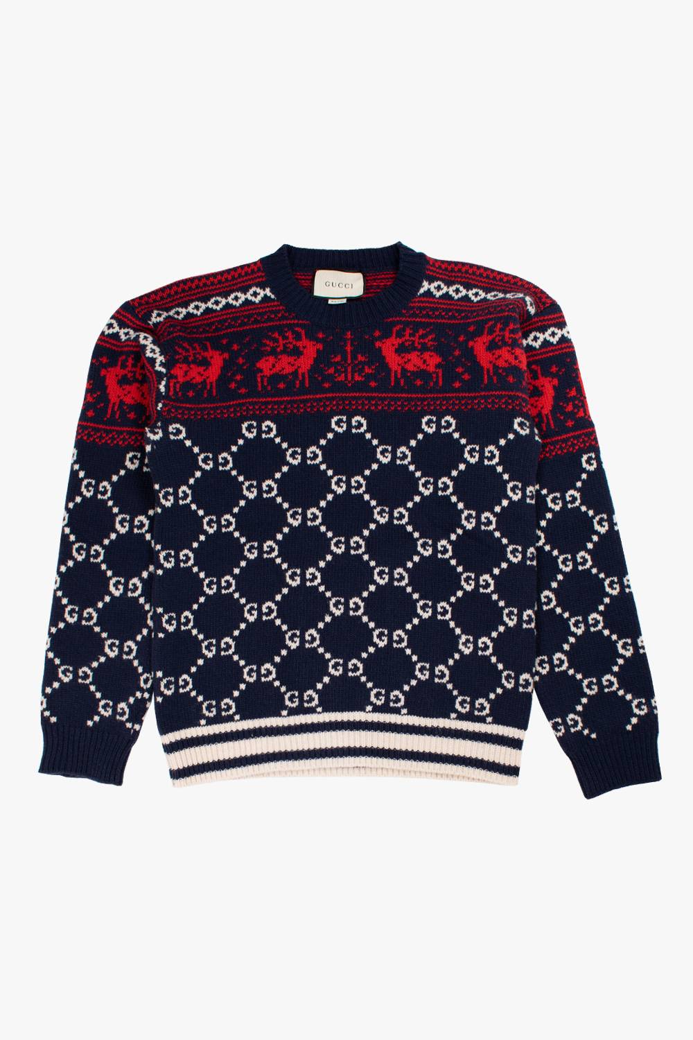 Detail Gucci Reindeer Sweater Nomer 28