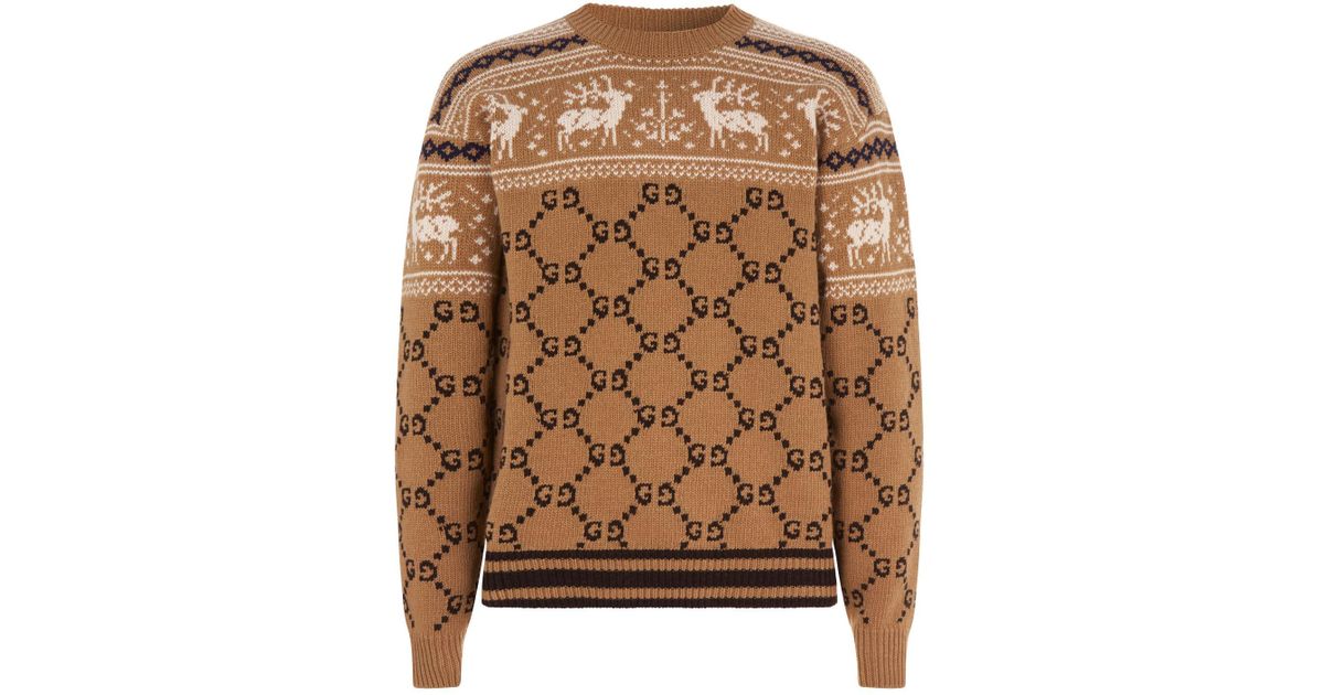 Detail Gucci Reindeer Sweater Nomer 4