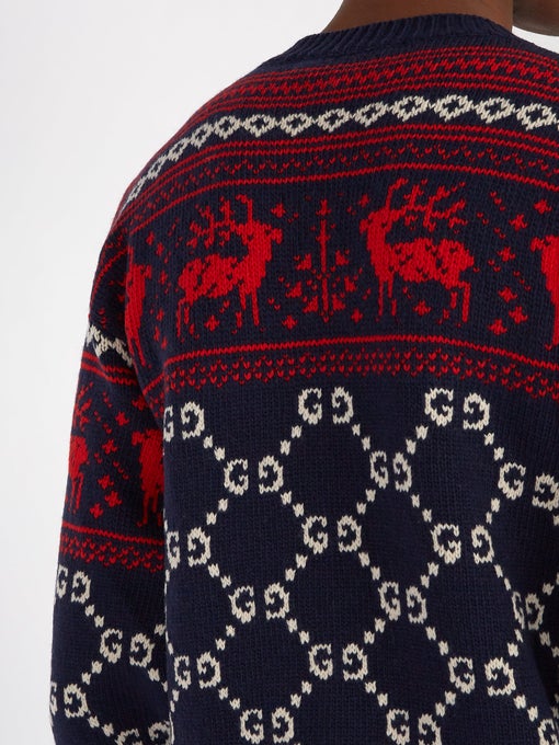 Detail Gucci Reindeer Sweater Nomer 55