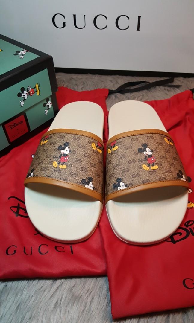 Detail Gucci Slides Mickey Mouse Nomer 54