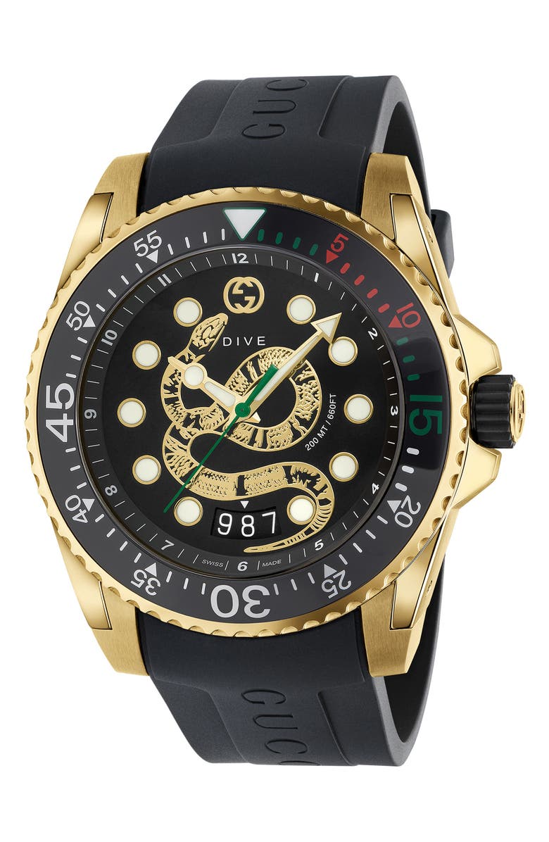 Detail Gucci Snake Dive Watch Nomer 3