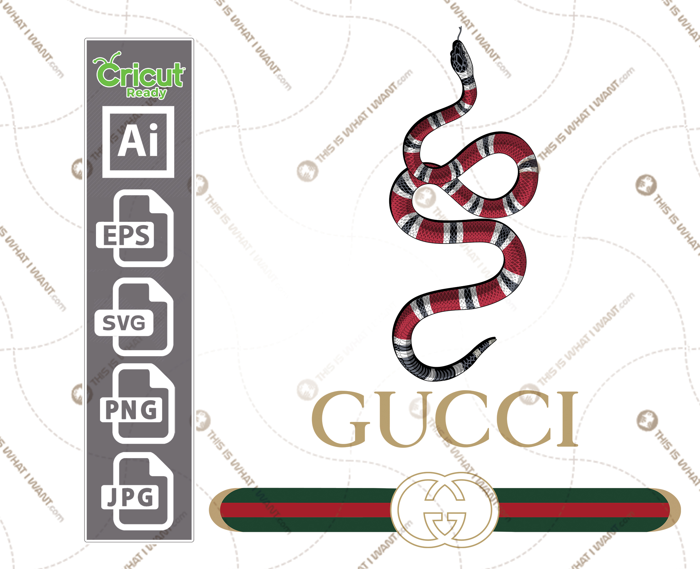 Detail Gucci Snake Vector Nomer 22