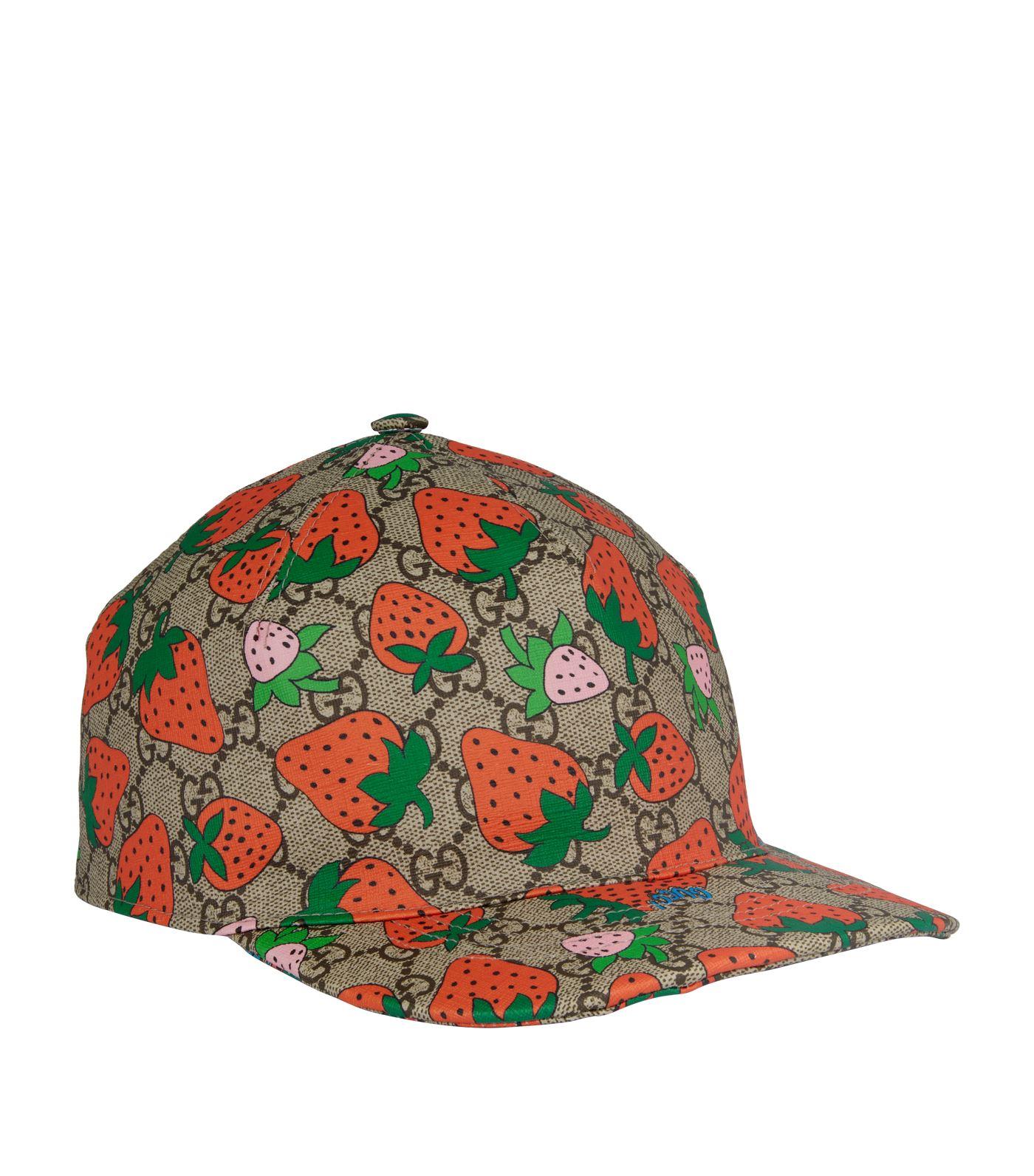 Detail Gucci Strawberry Bucket Hat Nomer 7