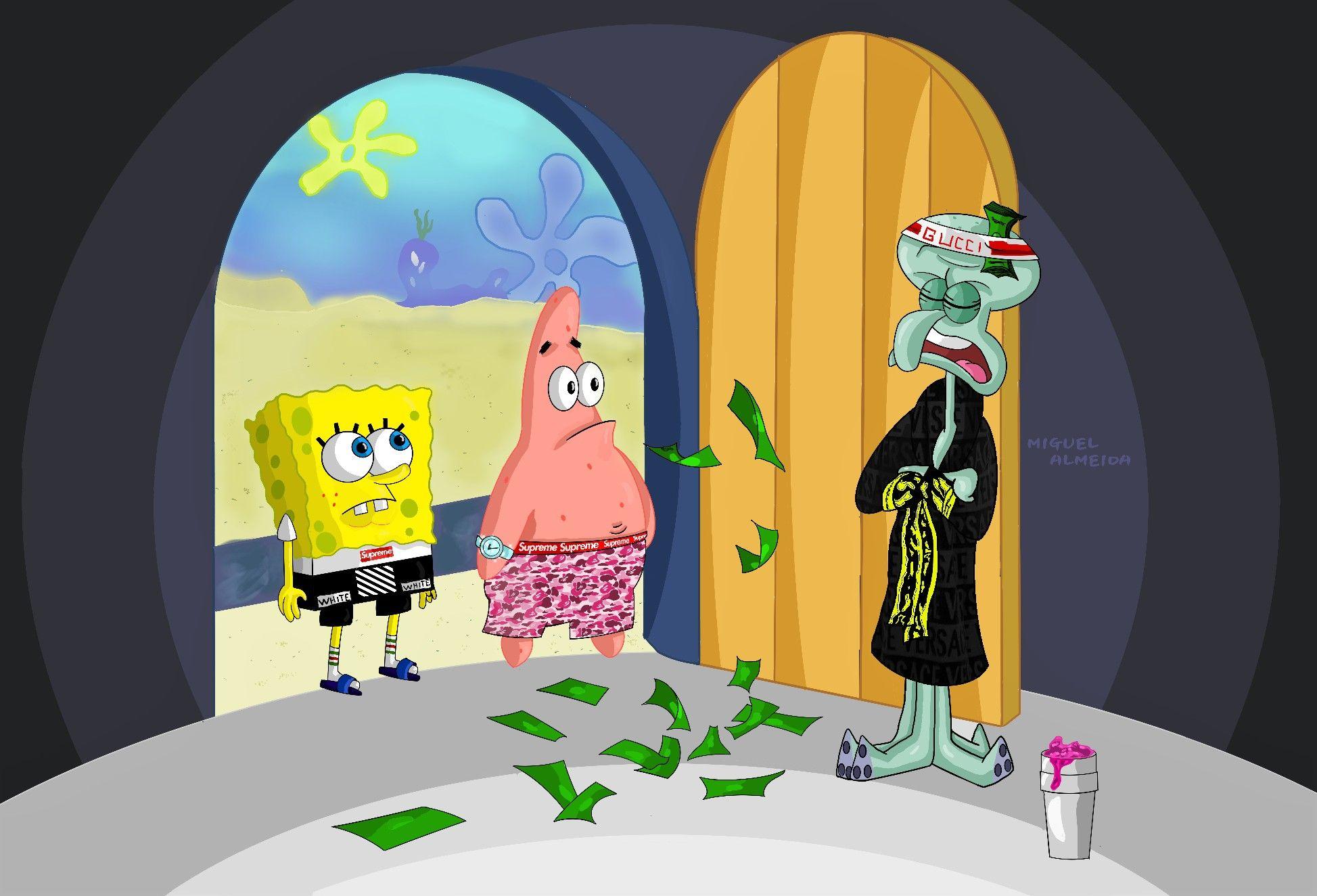 Detail Gucci Wallpaper Spongebob Nomer 20